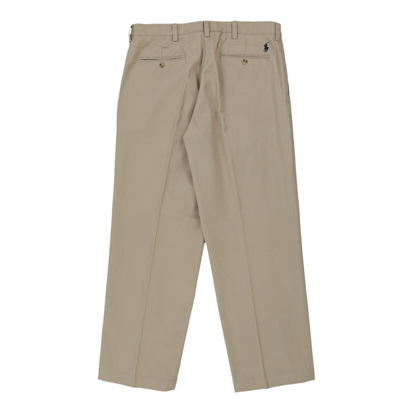 Vintage beige Preston Pant Ralph Lauren Trousers - mens 34" waist