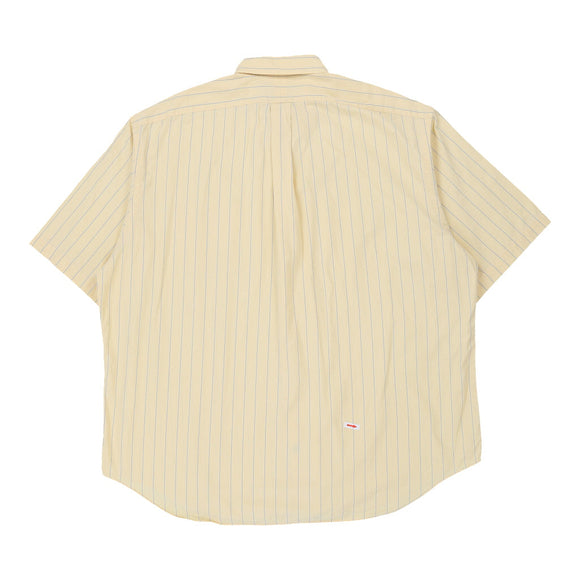 Vintage yellow Big Shirt Ralph Lauren Short Sleeve Shirt - mens x-large