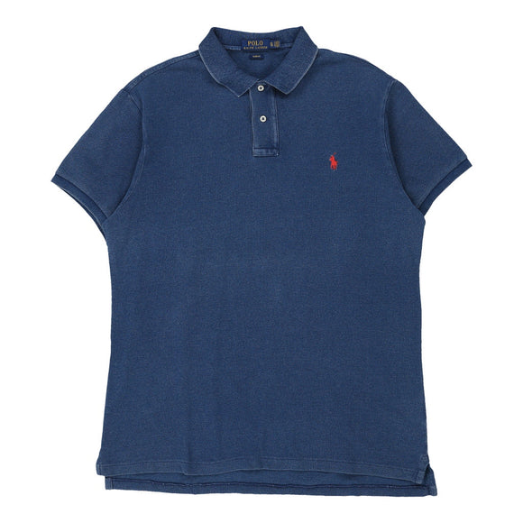 Vintage blue Ralph Lauren Polo Shirt - mens x-large