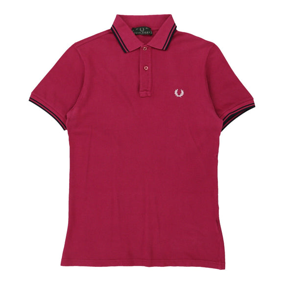 Vintage pink Fred Perry Polo Shirt - mens medium