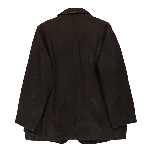 Vintage brown Armani Jeans Jacket - mens x-large