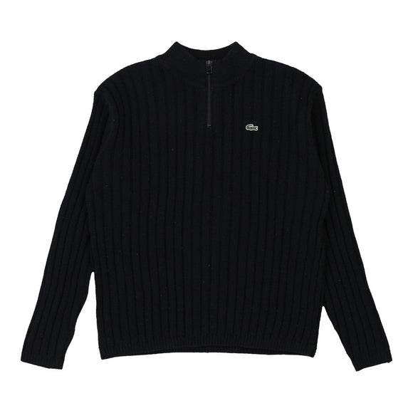 Vintage navy Lacoste 1/4 Zip - womens large