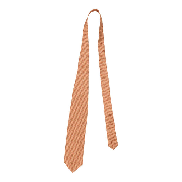 Vintage orange Giorgio Armani Tie - mens no size