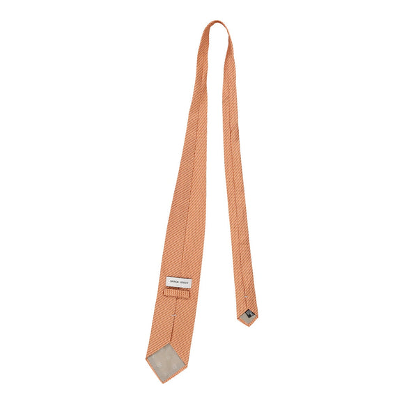 Vintage orange Giorgio Armani Tie - mens no size