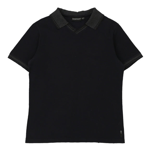 Vintage black Emporio Armani T-Shirt - mens large
