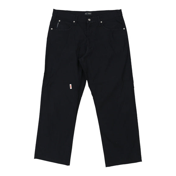 Vintage navy Armani Jeans Trousers - mens 38" waist