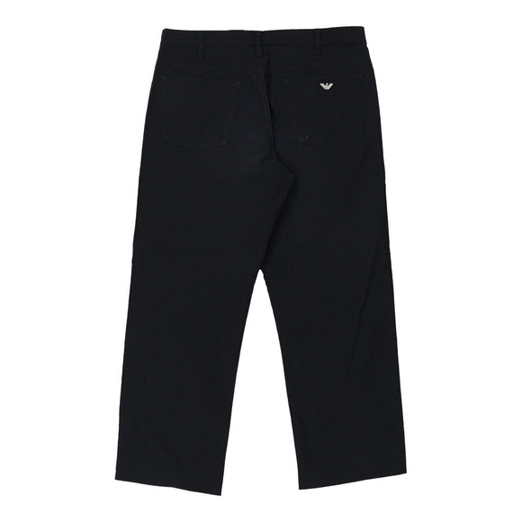Vintage navy Armani Jeans Trousers - mens 38" waist