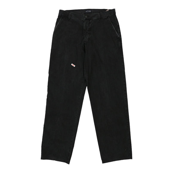 Vintage black Armani Jeans Jeans - mens 34" waist