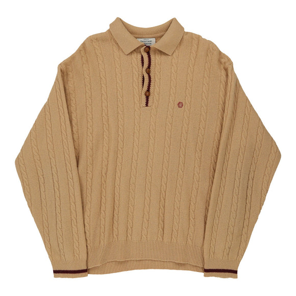 Vintage brown Benetton Jumper - mens x-large