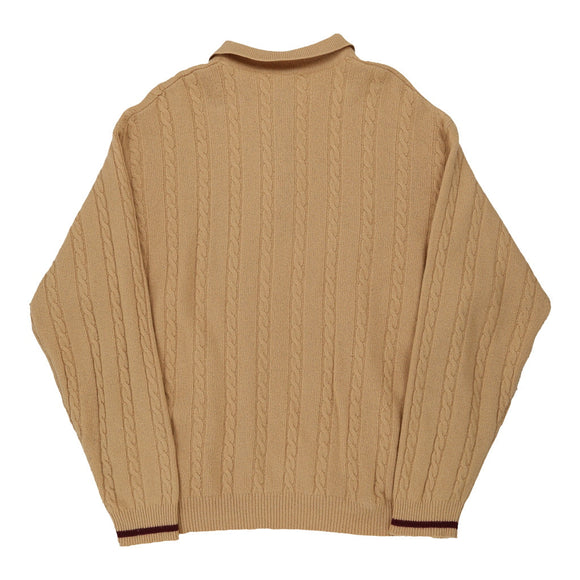 Vintage brown Benetton Jumper - mens x-large