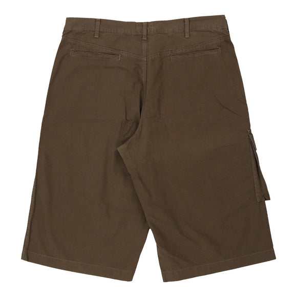 Vintage brown Armani Jeans Cargo Shorts - mens 40" waist