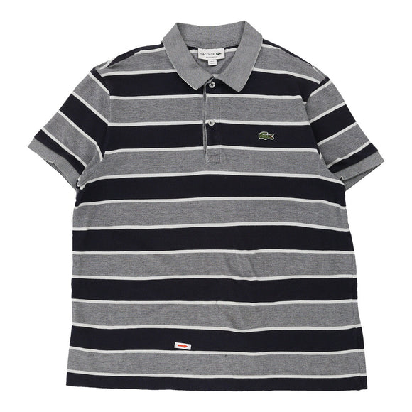 Vintage grey Lacoste Polo Shirt - mens large