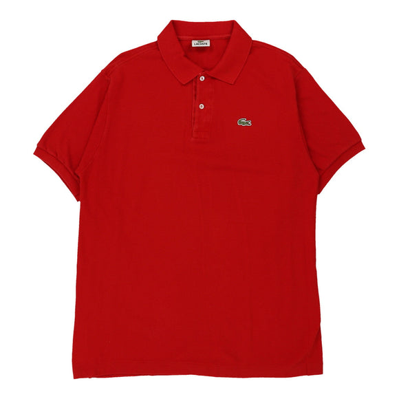 Vintage red Lacoste Polo Shirt - mens x-large