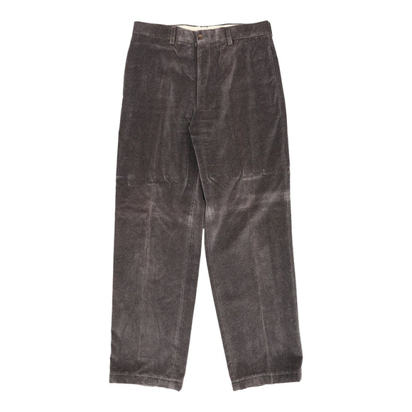 Vintage grey Giorgio Armani Cord Trousers - mens 32" waist