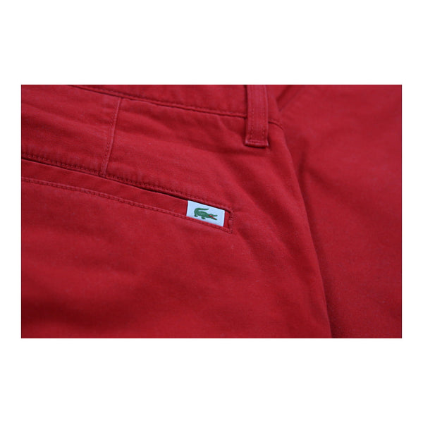 Vintage red Lacoste Trousers - mens 34" waist