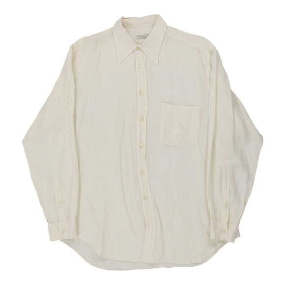 Vintage cream Romeo Gigli Shirt - mens large