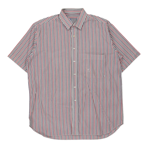 Vintage multicoloured Yves Saint Laurent Short Sleeve Shirt - mens x-large
