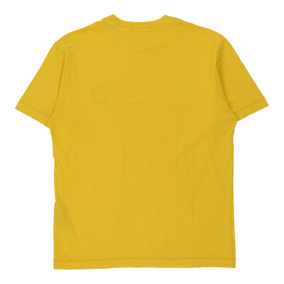 Vintage yellow Stone Island T-Shirt - mens small