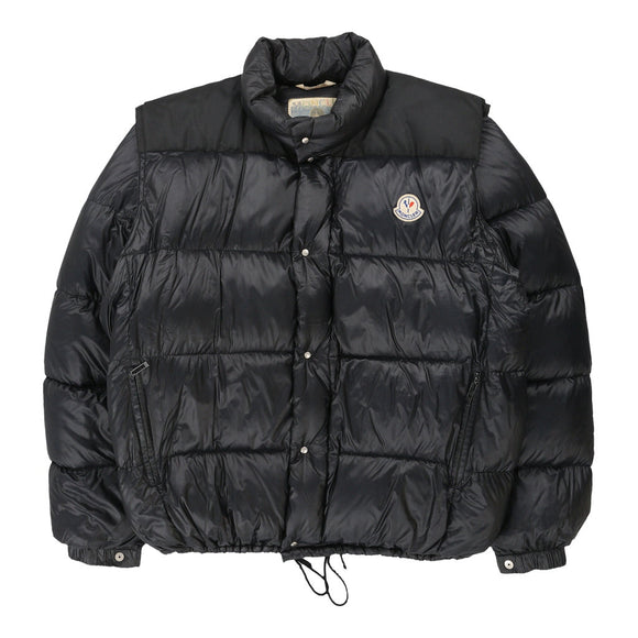 Vintage black Moncler Puffer - mens x-large