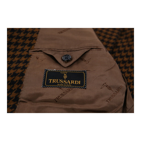 Vintage brown Trussardi Blazer - mens x-large
