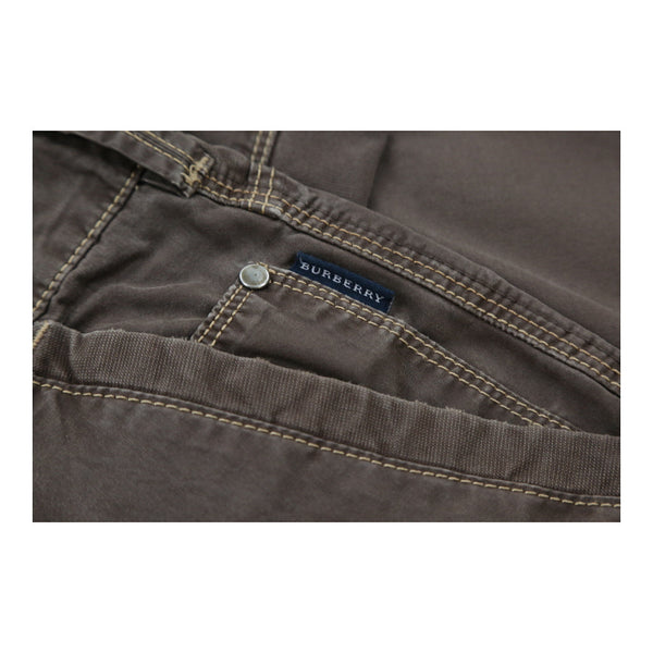 Vintage brown Burberry London Jeans - mens 34" waist