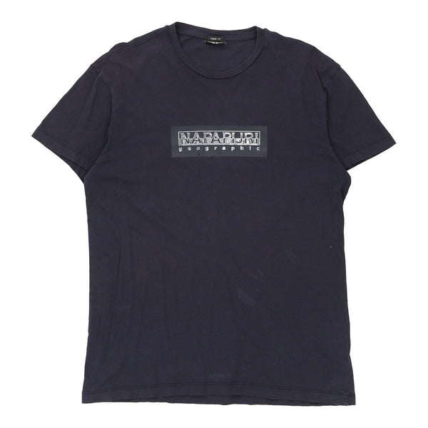 Vintage blue Napapijri T-Shirt - mens x-small