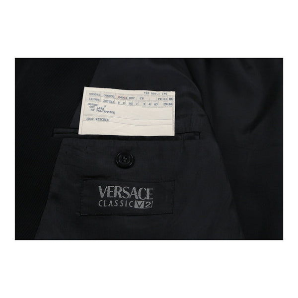 Vintage black Versace V2 Classic Blazer - mens x-large