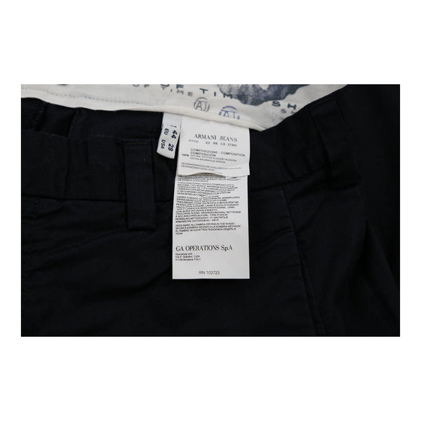 Vintage black Armani Jeans Shorts - womens 32" waist