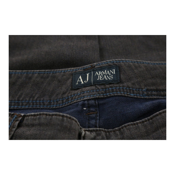 Vintage black Armani Jeans Jeans - mens 32" waist