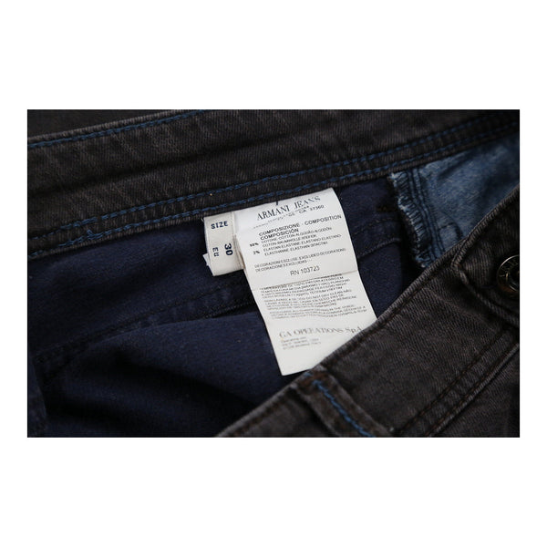 Vintage black Armani Jeans Jeans - mens 32" waist