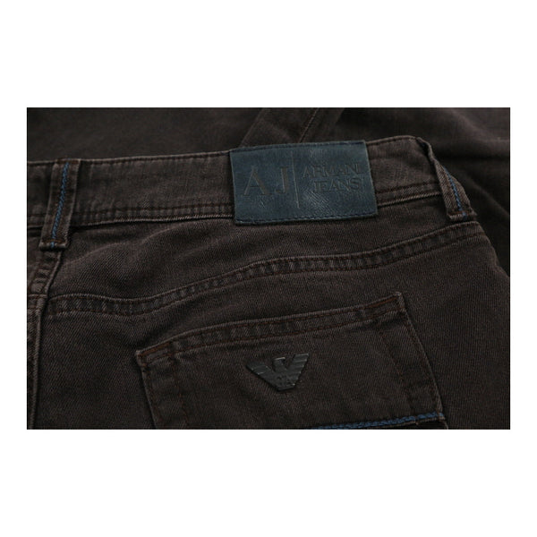 Vintage black Armani Jeans Jeans - mens 32" waist