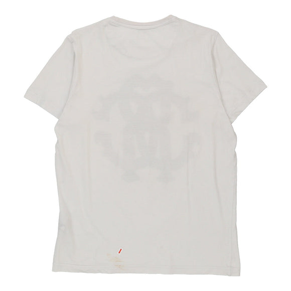 Vintage white Roberto Cavalli T-Shirt - mens large