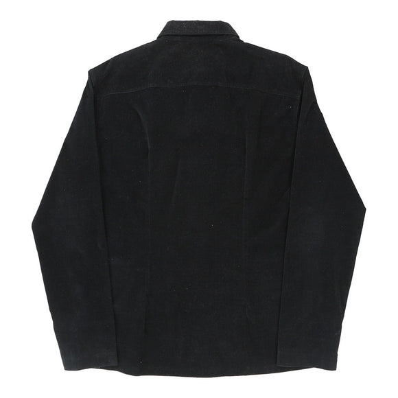 Vintage black Dolce & Gabbana Cord Shirt - mens x-large