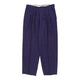Vintage blue Versace V2 Classic Trousers - mens 35" waist