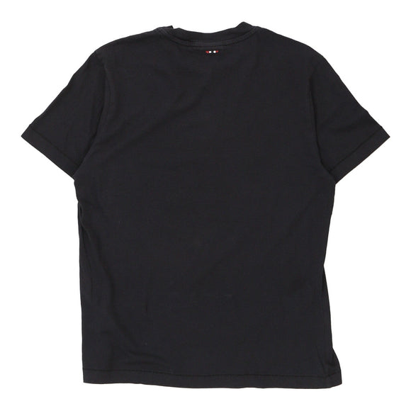 Vintage black Napapijri T-Shirt - mens medium