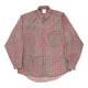 Vintage red Benetton Patterned Shirt - mens large