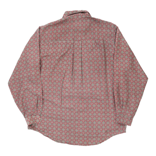 Vintage red Benetton Patterned Shirt - mens large