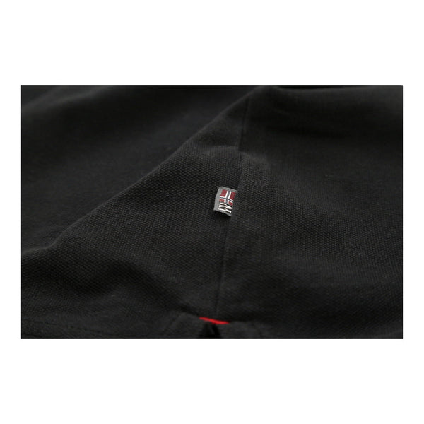 Vintage black Napapijri Polo Shirt - mens small