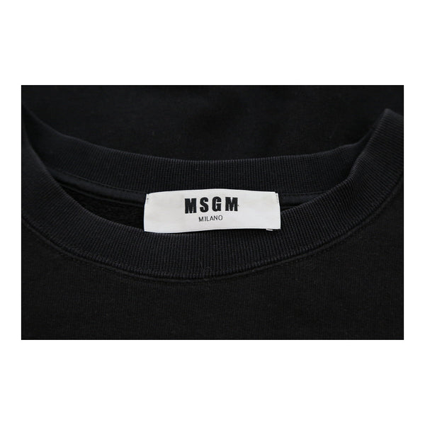 Vintage black Msgm Sweatshirt - mens small