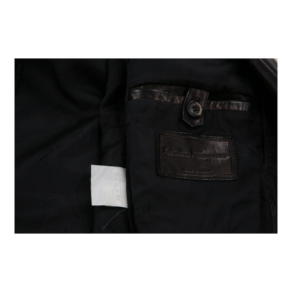 Vintageblack Salvatore Ferragamo Jacket - mens x-large