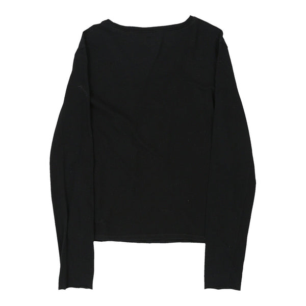 Vintageblack Armani Jeans Long Sleeve Top - womens large