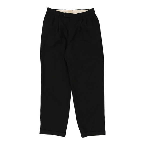 Vintage black Givenchy Trousers - mens 28" waist