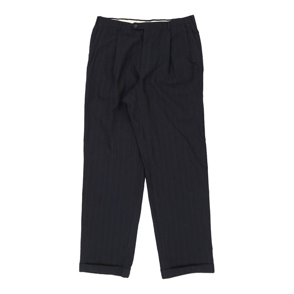 Vintage navy Christian Dior Trousers - mens 32" waist