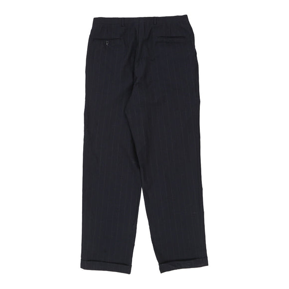 Vintage navy Christian Dior Trousers - mens 32" waist