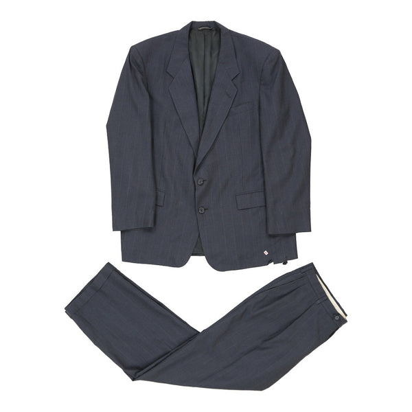 Vintage navy Christian Dior Full Suit - mens x-large