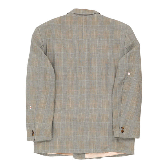 Vintage khaki Yves Saint Laurent Blazer - mens medium