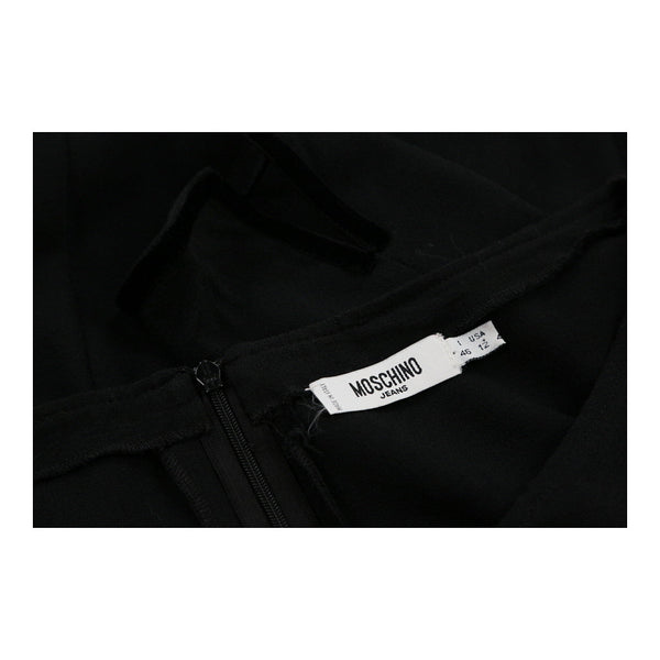 Vintage black Moschino Jeans Midi Dress - womens medium