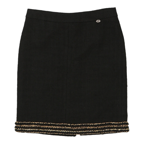 Vintage black Chanel Mini Skirt - womens 30" waist