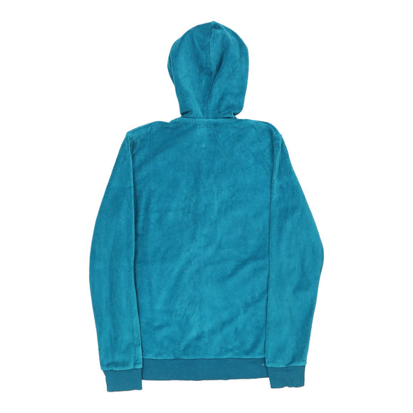 Vintage blue Emporio Armani Velour Sweatshirt - womens medium