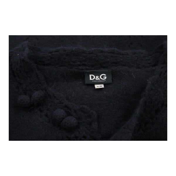 Vintage black Dolce & Gabbana Cardigan - womens x-small
